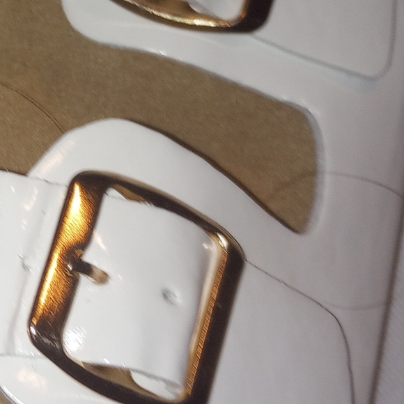 Just be silver snap on sandals size 6 - Picture 5 of 8